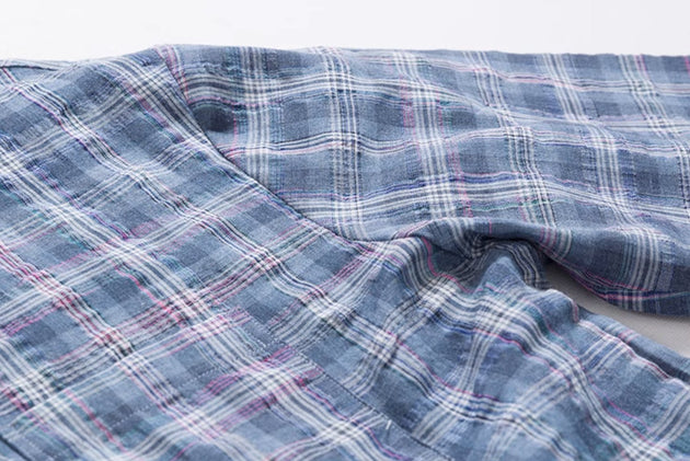FADED PLAID SHIRT - Aumori
