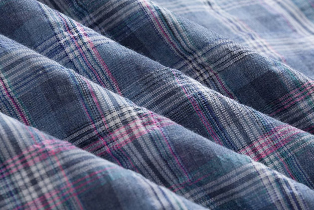 FADED PLAID SHIRT - Aumori