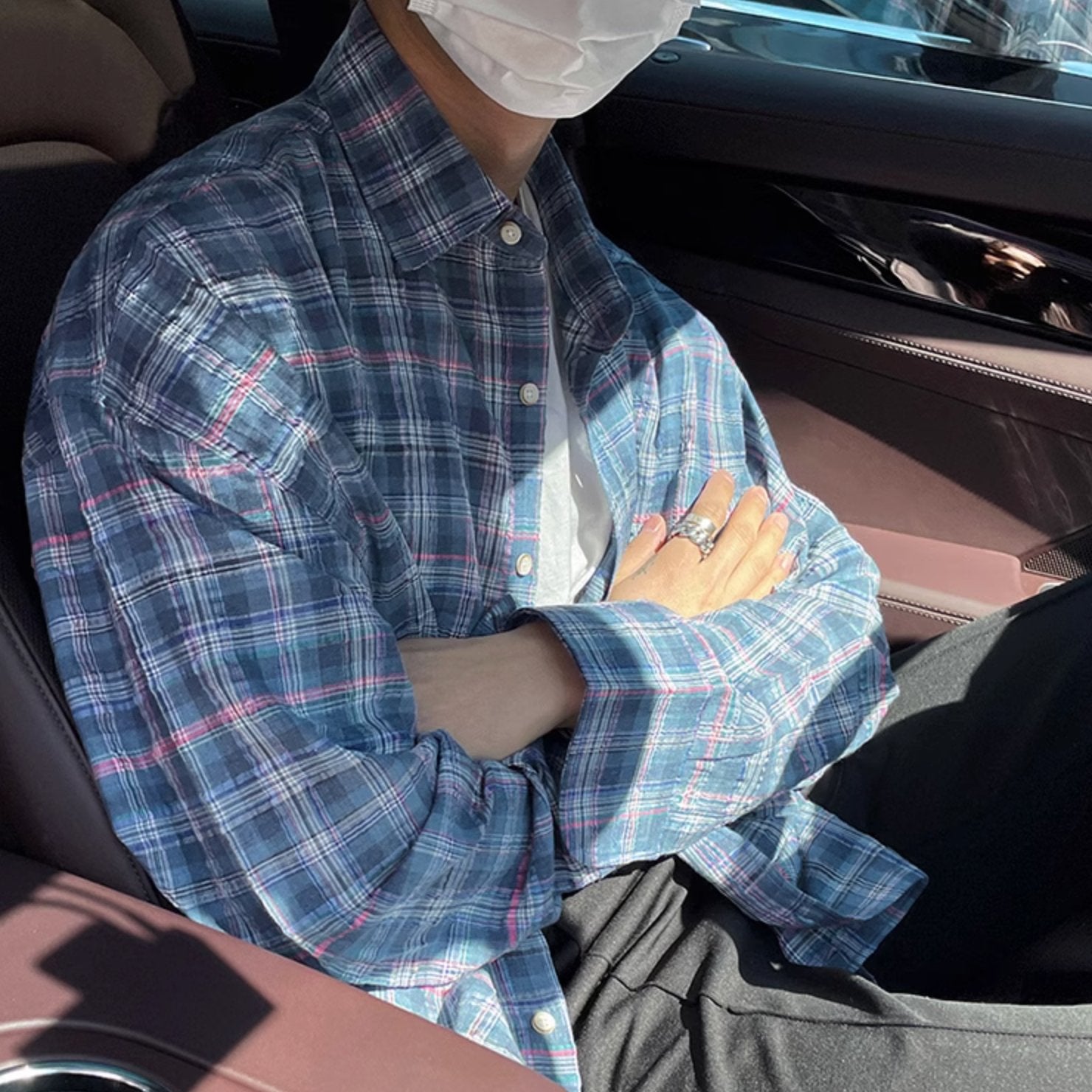 FADED PLAID SHIRT - Aumori