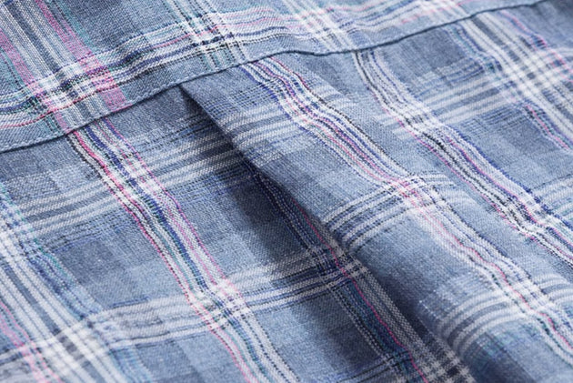 FADED PLAID SHIRT - Aumori
