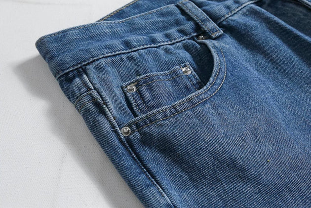 FADED STRAIGHT JEANS - Aumori