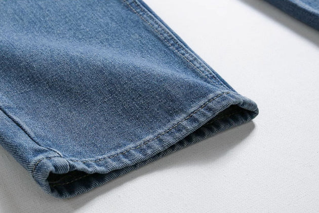 FADED STRAIGHT JEANS - Aumori