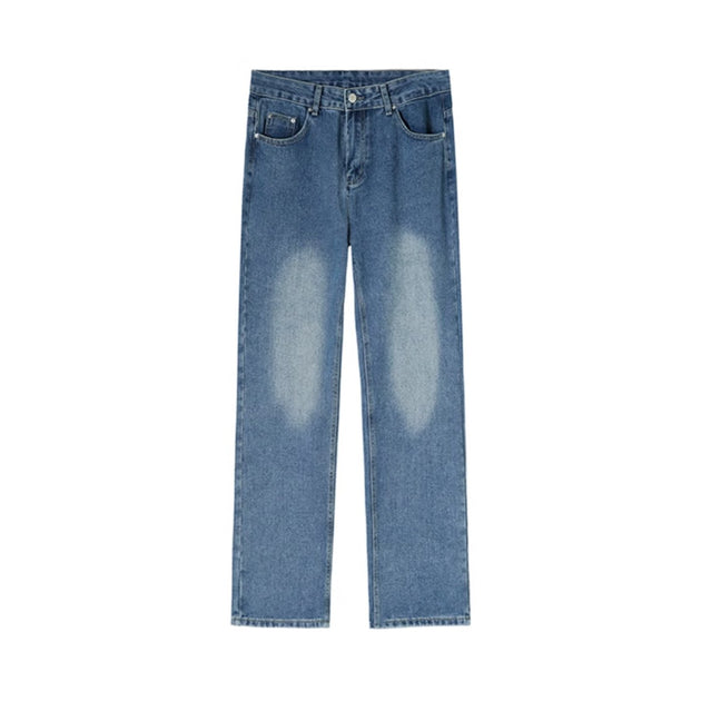 FADED STRAIGHT JEANS - Aumori