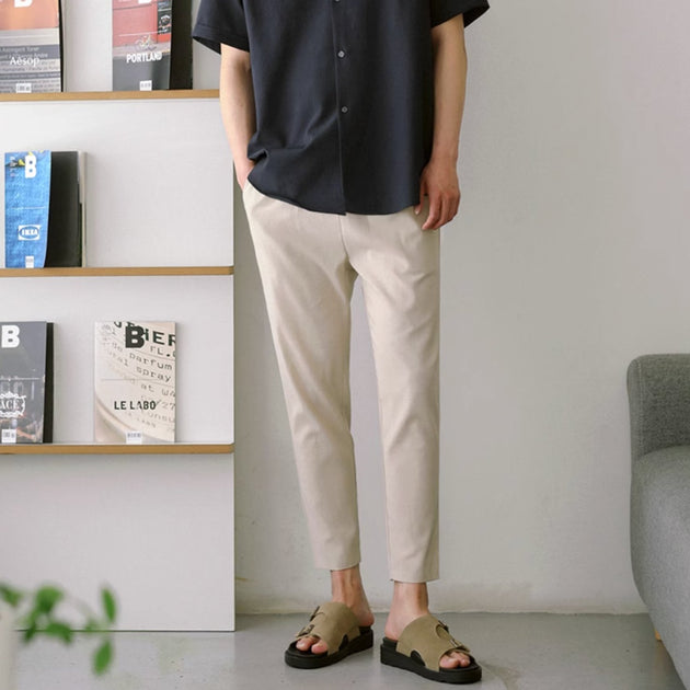 FITTED ANKLE PANTS - Aumori