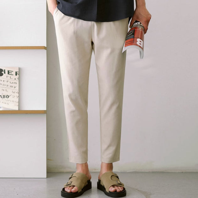 FITTED ANKLE PANTS - Aumori