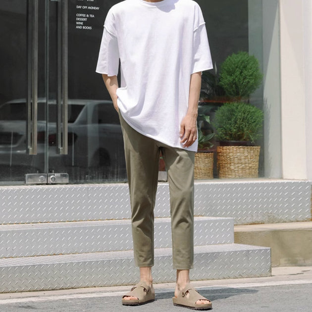 FITTED ANKLE PANTS - Aumori