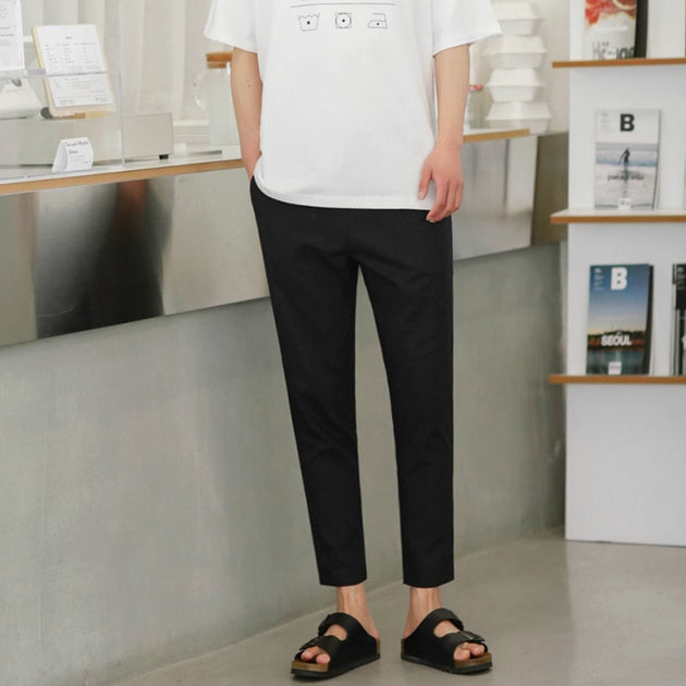 FITTED ANKLE PANTS - Aumori