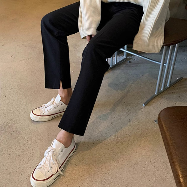 FITTED SPLIT PANTS - Aumori
