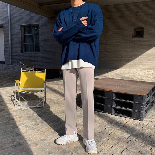 FITTED SPLIT PANTS - Aumori