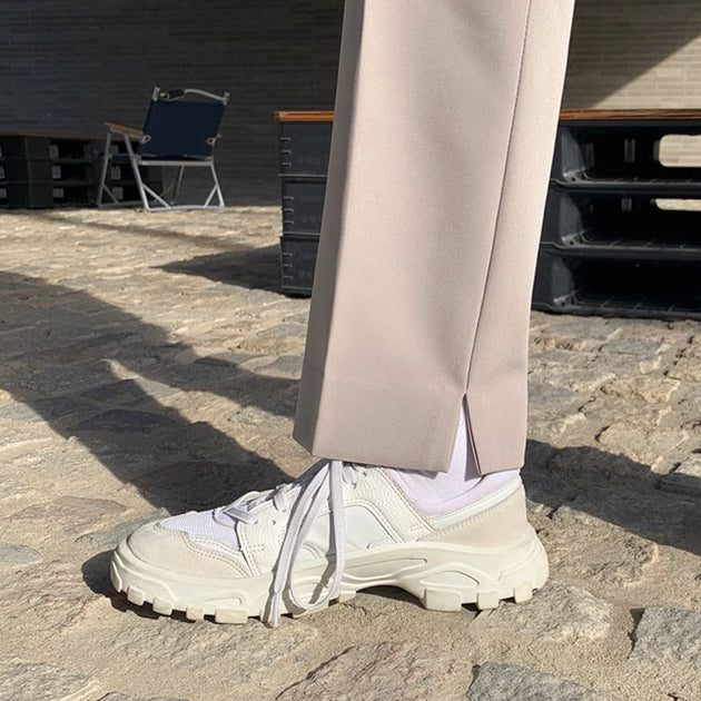 FITTED SPLIT PANTS - Aumori