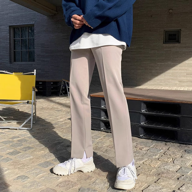 FITTED SPLIT PANTS - Aumori