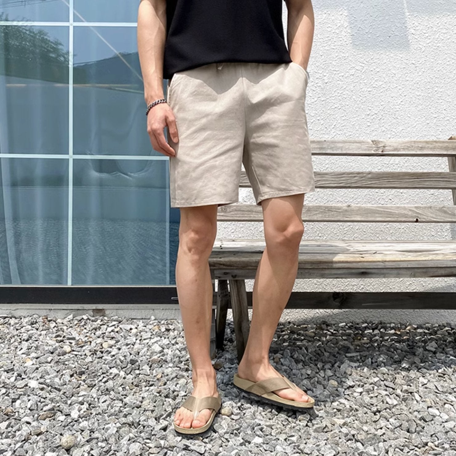 FITTED SUMMER SHORTS - Aumori