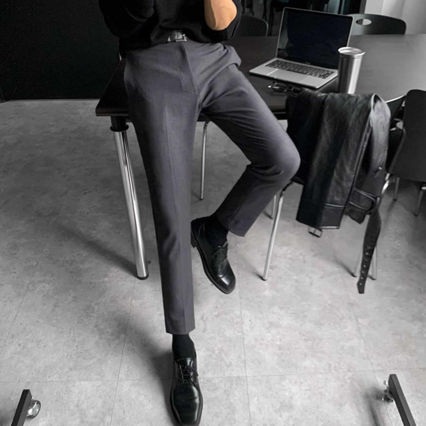 FITTED TAILOR PANTS - Aumori