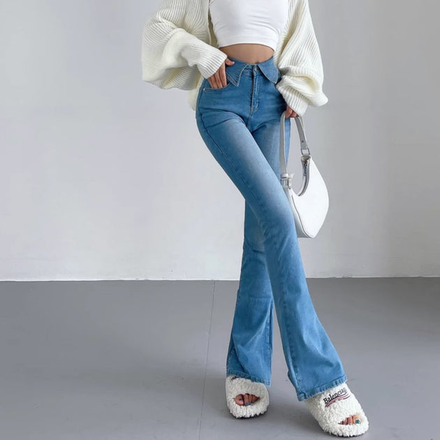 FOLDED JEANS - Aumori