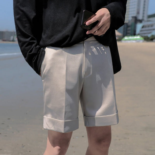 FOLDED SHORTS - Aumori