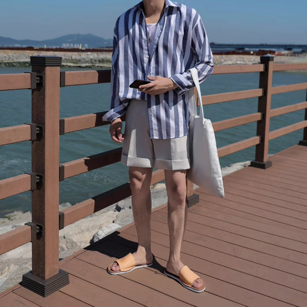FOLDED SHORTS - Aumori
