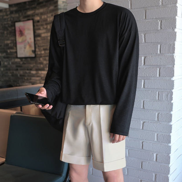 FOLDED SHORTS - Aumori
