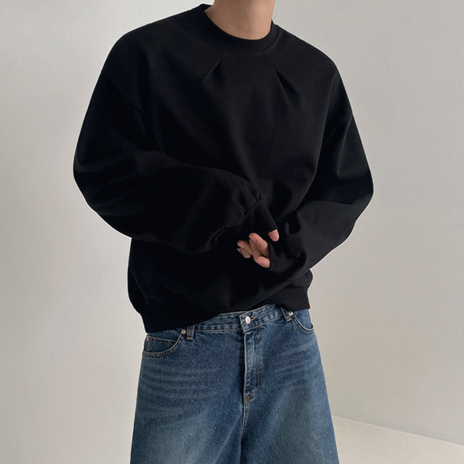 FOLDED SWEATER - Aumori