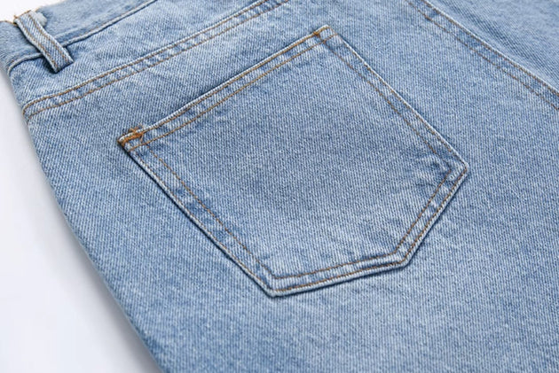 FOLDED WASHED JEANS - Aumori