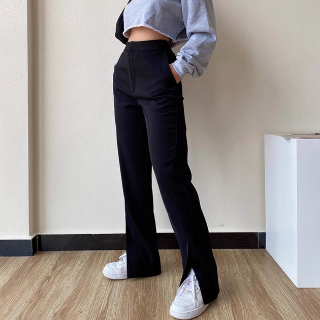 FRONT SPLIT PANTS - Aumori