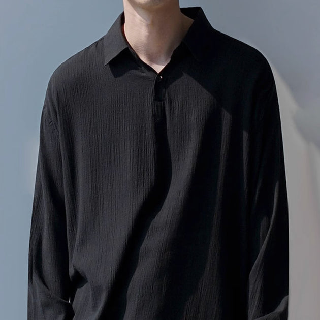 HALF BUTTON SHIRT - Aumori