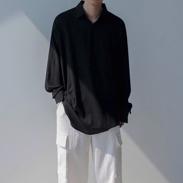 HALF BUTTON SHIRT - Aumori