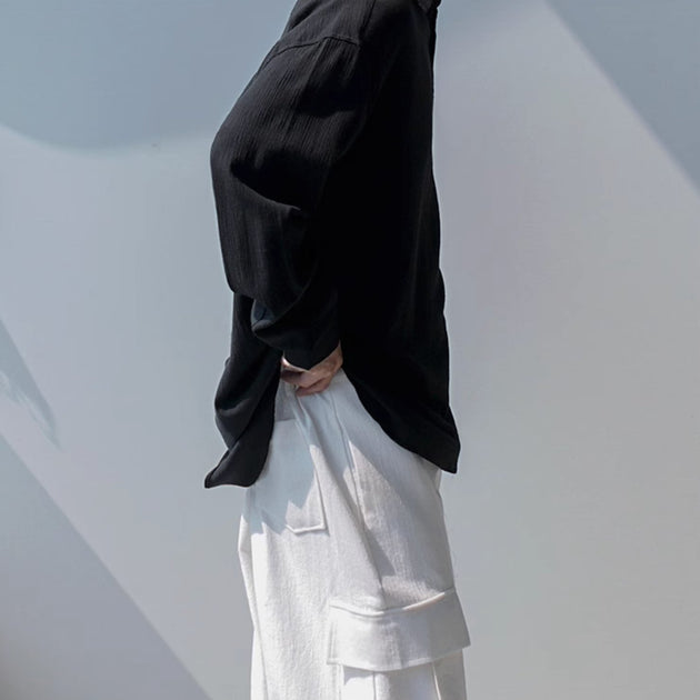 HALF BUTTON SHIRT - Aumori