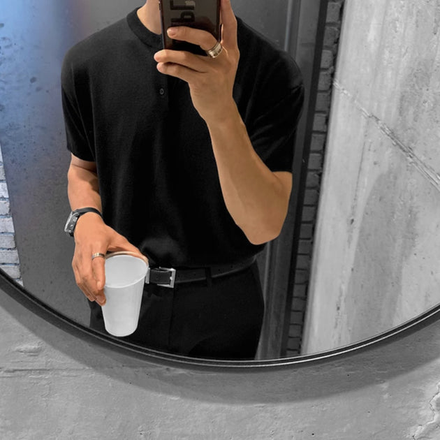 HALF - BUTTON SHORT SLEEVE - Aumori