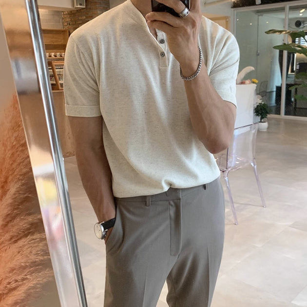 HALF - BUTTON SHORT SLEEVE - Aumori