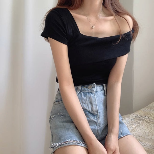 HALF SHOULDER TOP - Aumori