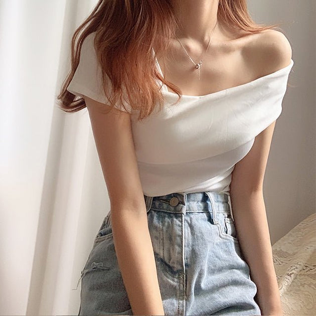 HALF SHOULDER TOP - Aumori