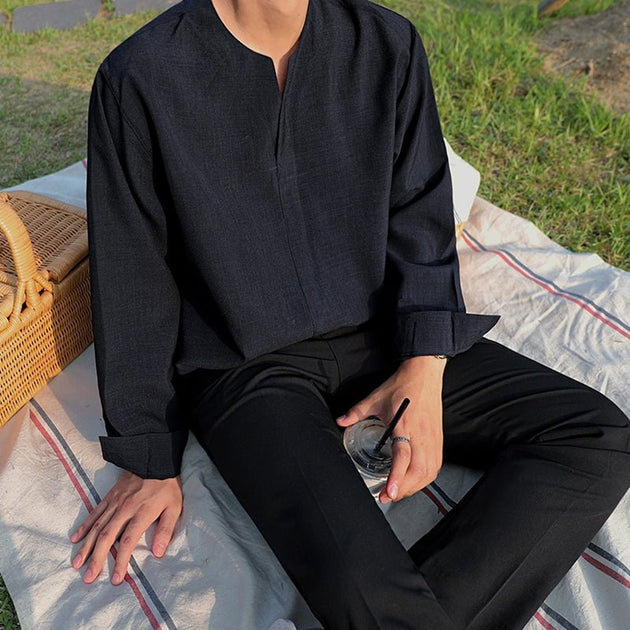 HALF V SHIRT - Aumori