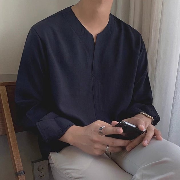 HALF V SHIRT - Aumori