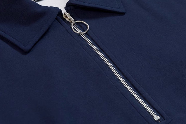HALF - ZIP POCKET PULLOVER - Aumori