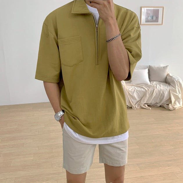 HALF - ZIP SHORT SLEEVE - Aumori