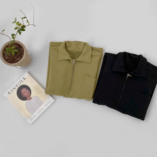 HALF - ZIP SHORT SLEEVE - Aumori