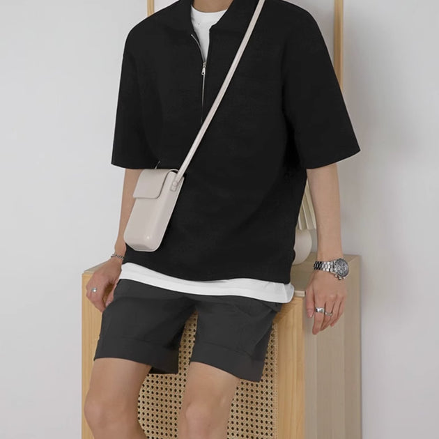 HALF - ZIP SHORT SLEEVE - Aumori