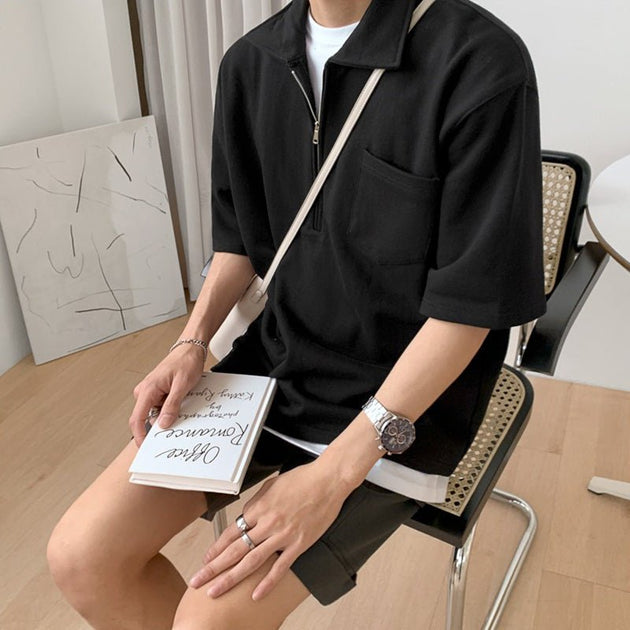 HALF - ZIP SHORT SLEEVE - Aumori
