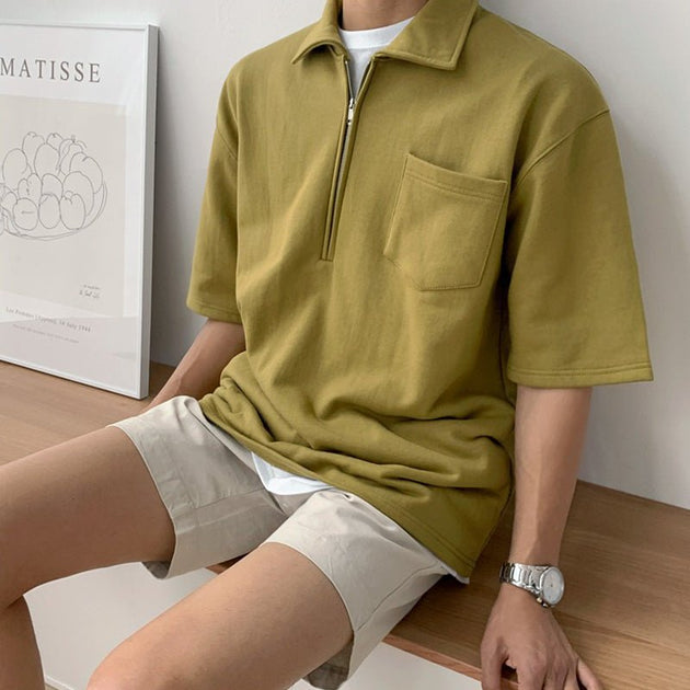 HALF - ZIP SHORT SLEEVE - Aumori