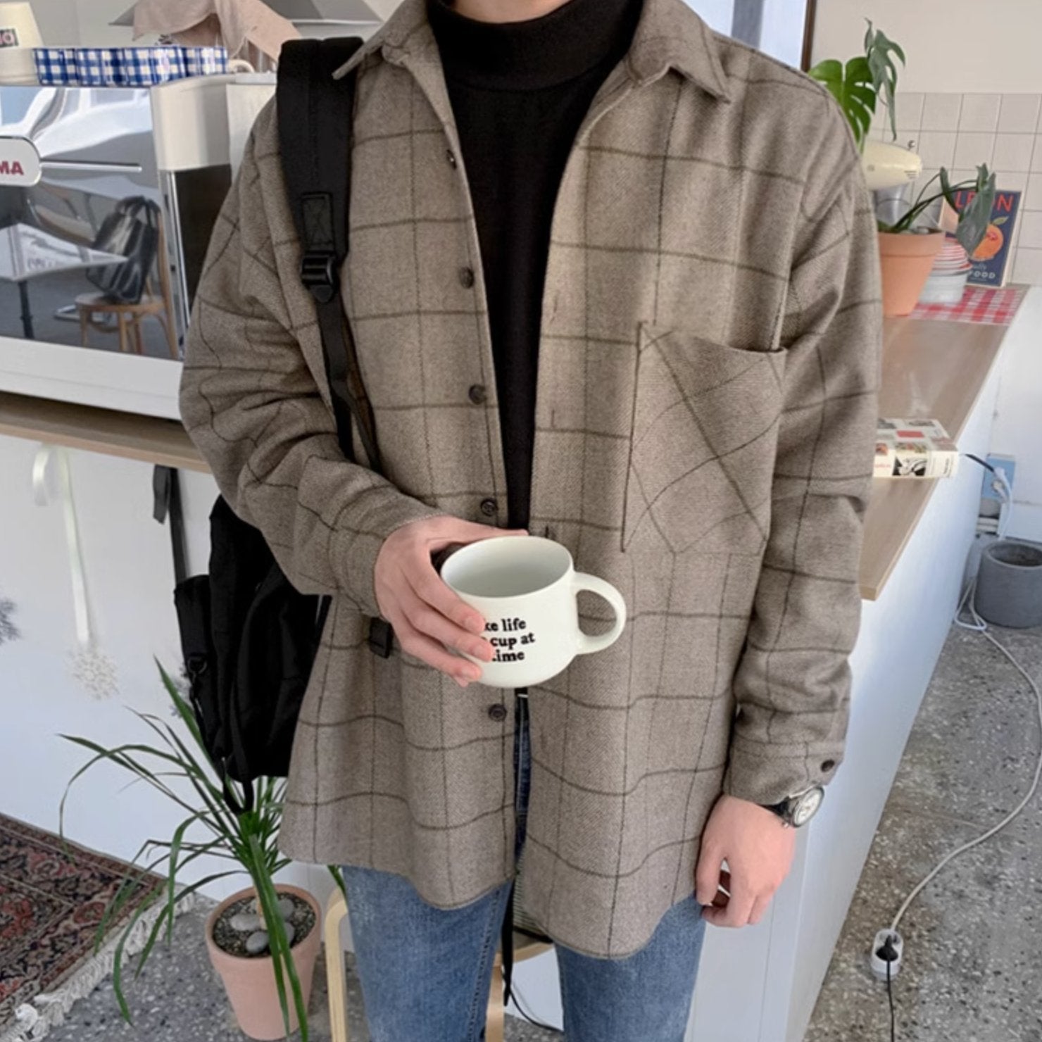 HEAVY PLAID SHIRT - Aumori