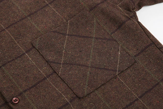 HEAVY PLAID SHIRT - Aumori