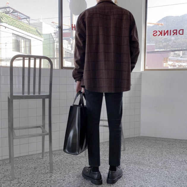 HEAVY PLAID SHIRT - Aumori
