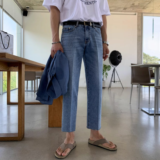 HIGH ANKLE JEANS - Aumori