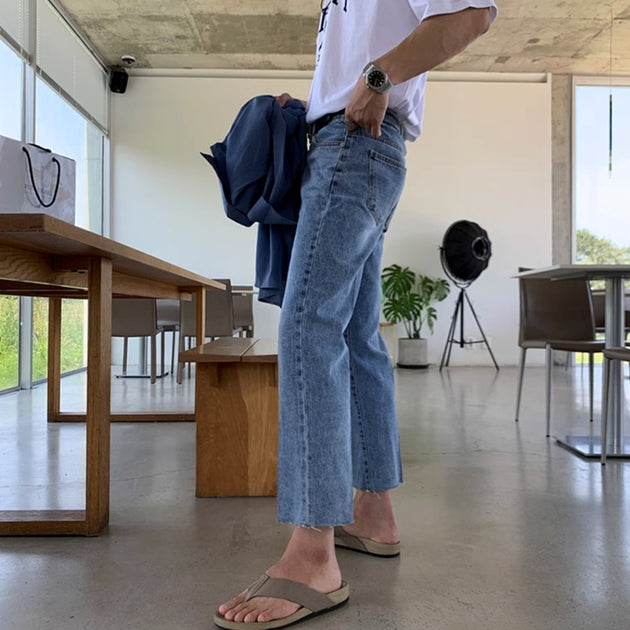 HIGH ANKLE JEANS - Aumori