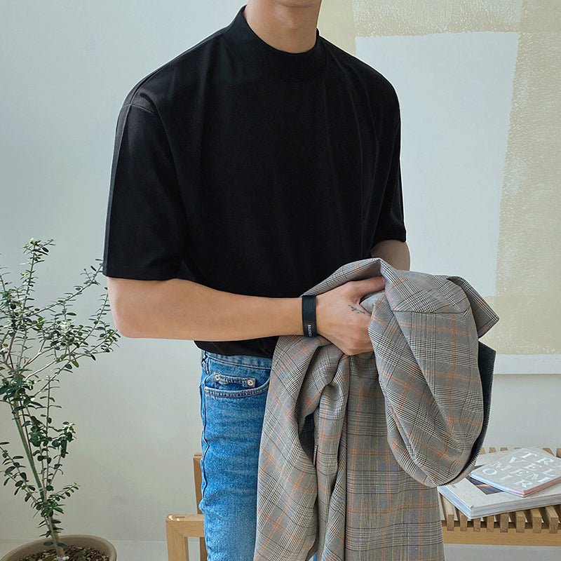 HIGH COLLAR T - SHIRT - Aumori