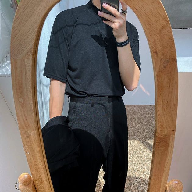 HIGH COLLAR T - SHIRT - Aumori