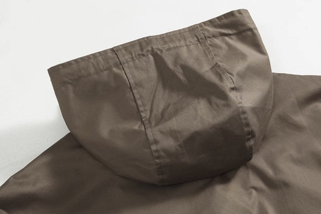 HOODED TECHNICAL JACKET - Aumori