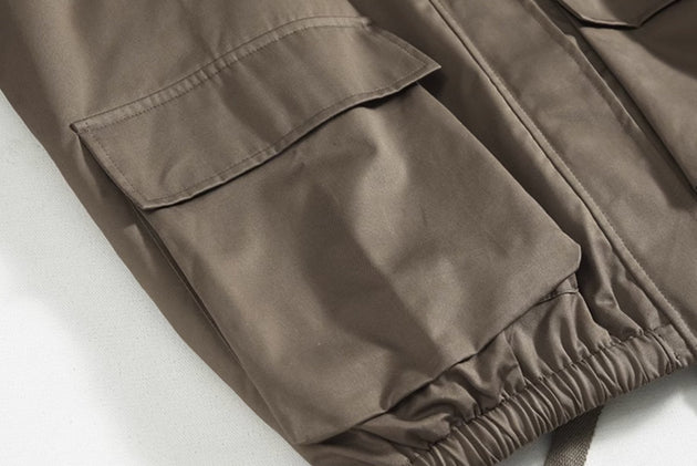 HOODED TECHNICAL JACKET - Aumori