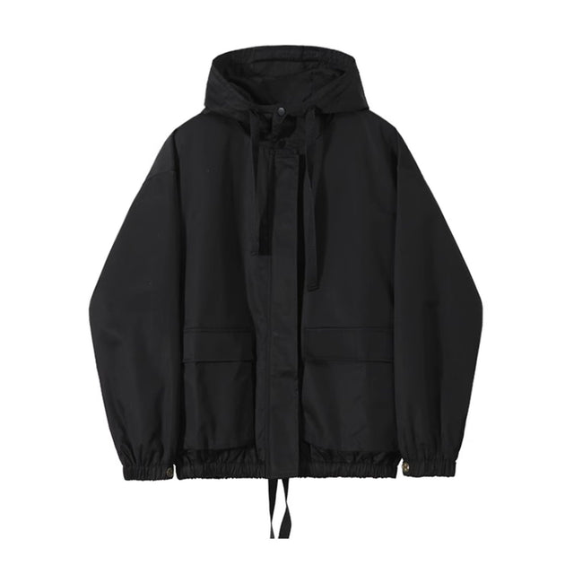 HOODED TECHNICAL JACKET - Aumori