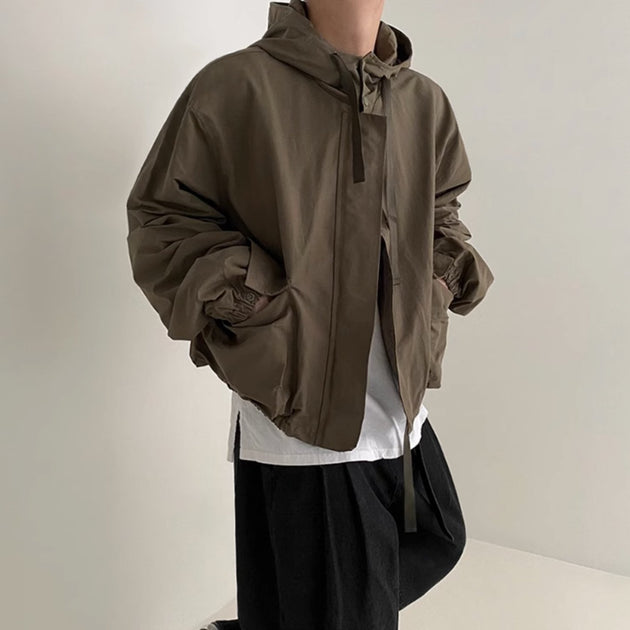 HOODED TECHNICAL JACKET - Aumori